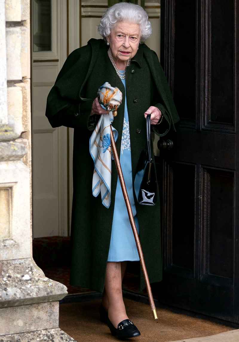 Queen Elizabeth II Uses Late Husband Prince Philip’s Cane: Photo | Us ...