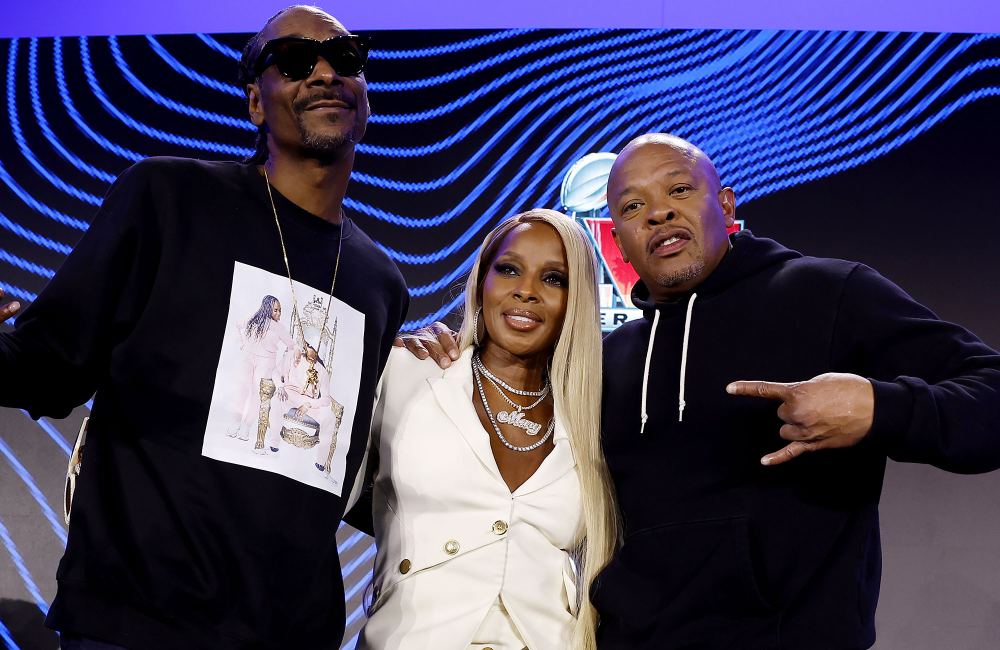 Dr. Dre, Kendrick Lamar, Eminem, Snoop Dogg, and Mary J. Blige