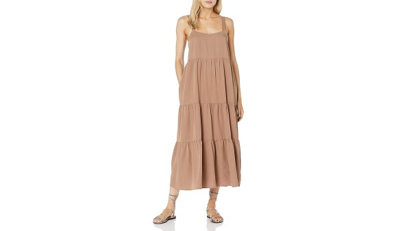 The Drop Britt Tiered Maxi Dress Even Has Adjustable Straps | Us Weekly