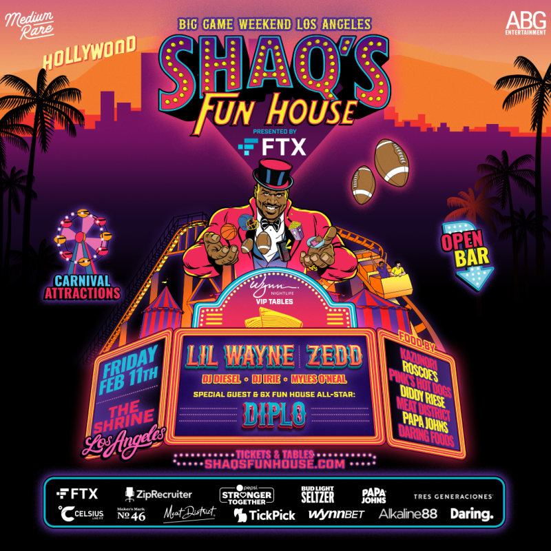 Feel Like a VIP at Shaq’s Fun House in Partnership With Wynn Nightlife