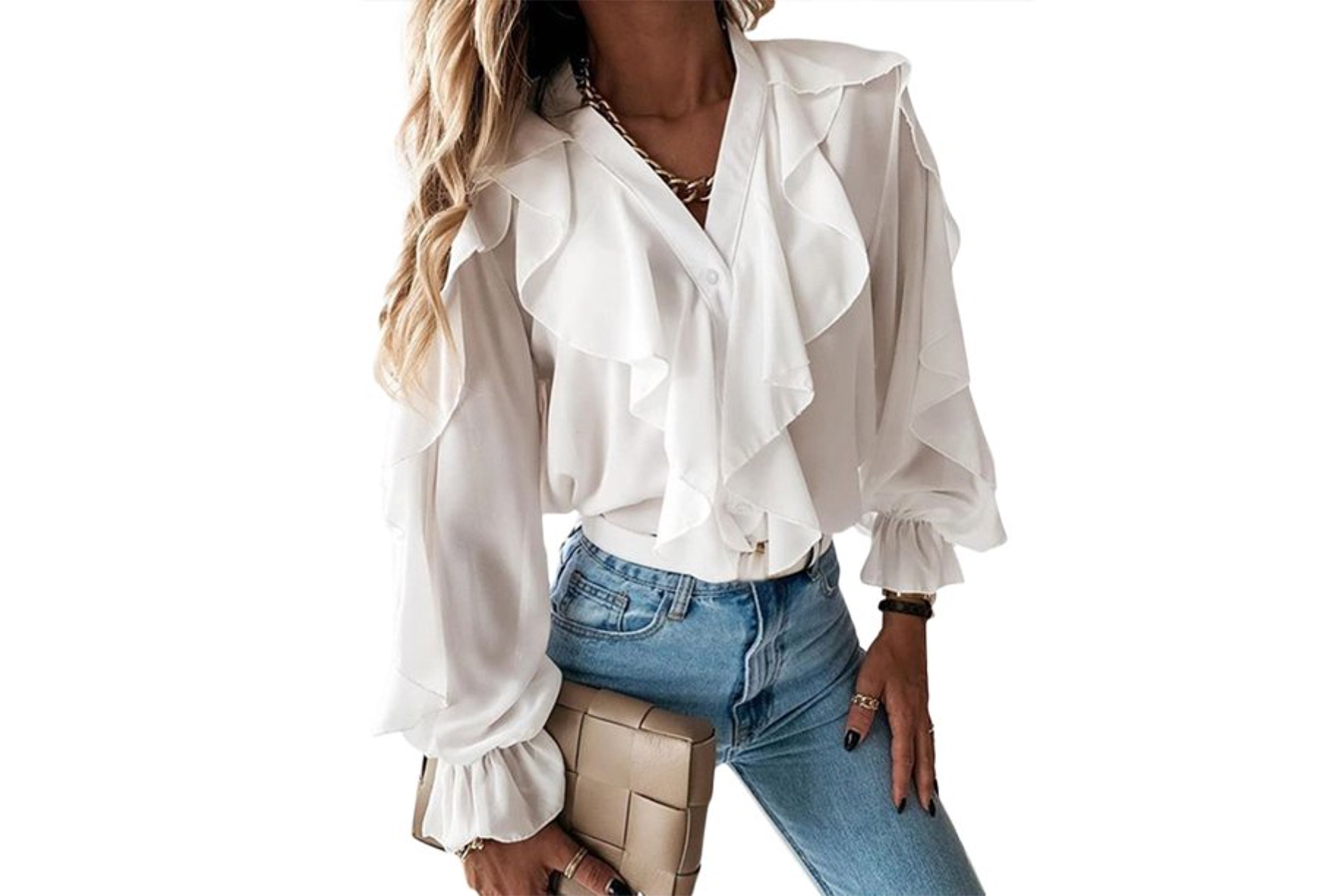 Celmia Blouse Has All of the Romantic Ruffles in the World | UsWeekly