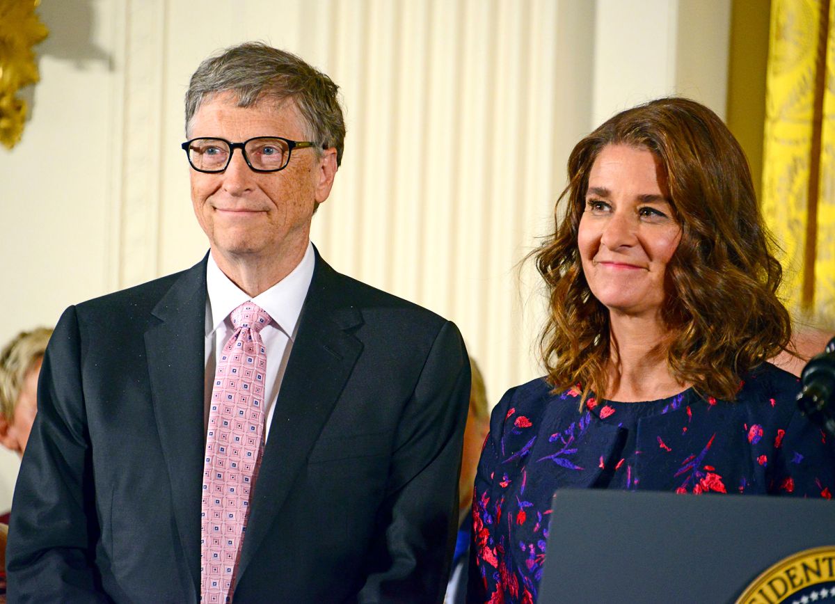 bill gates and his son