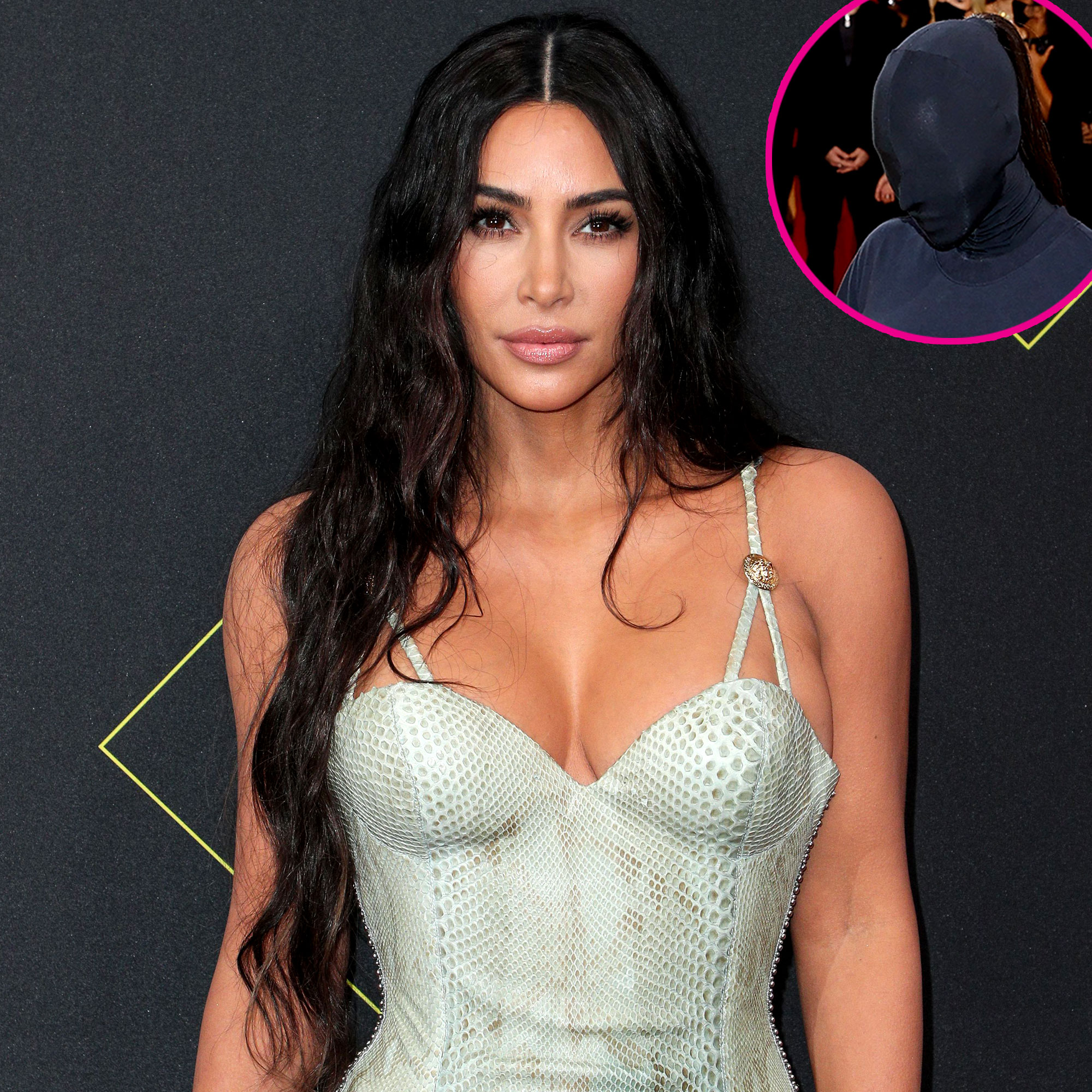 Kim Kardashian showed off the most amount of cleavage in a super low-cut  dress