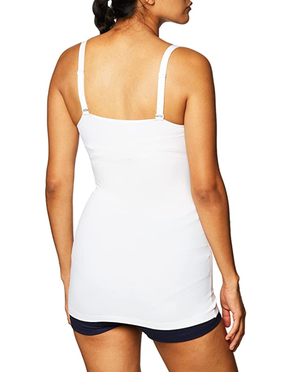 Maidenform Women's Comfort Devotion-Camisole Shapewear Top, White (White),  S : : Fashion