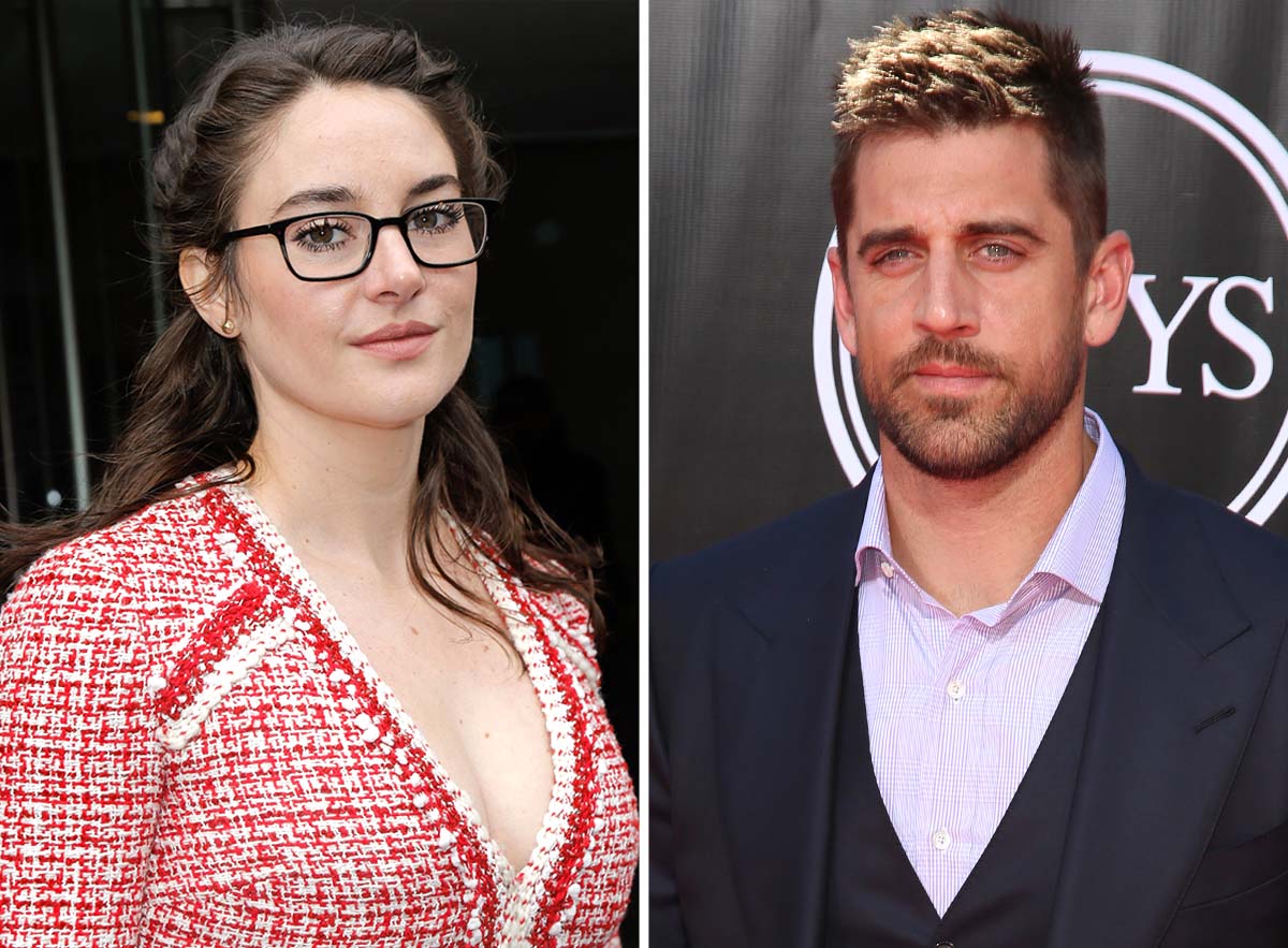 Cronograma do relacionamento de Aaron Rodgers e ex-namorada Shailene Woodley