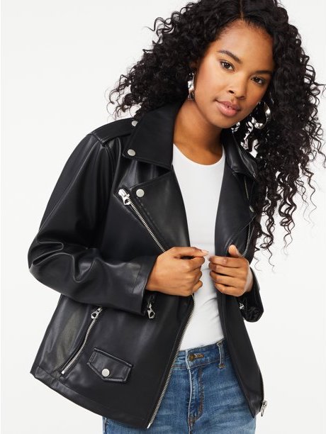 Scoop Women's Faux Leather Moto … curated on LTK