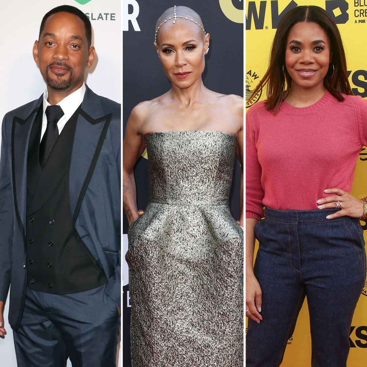 Will And Jada Pinkett Smith React To Regina Hall S Oscars Joke About Their Open Marriage