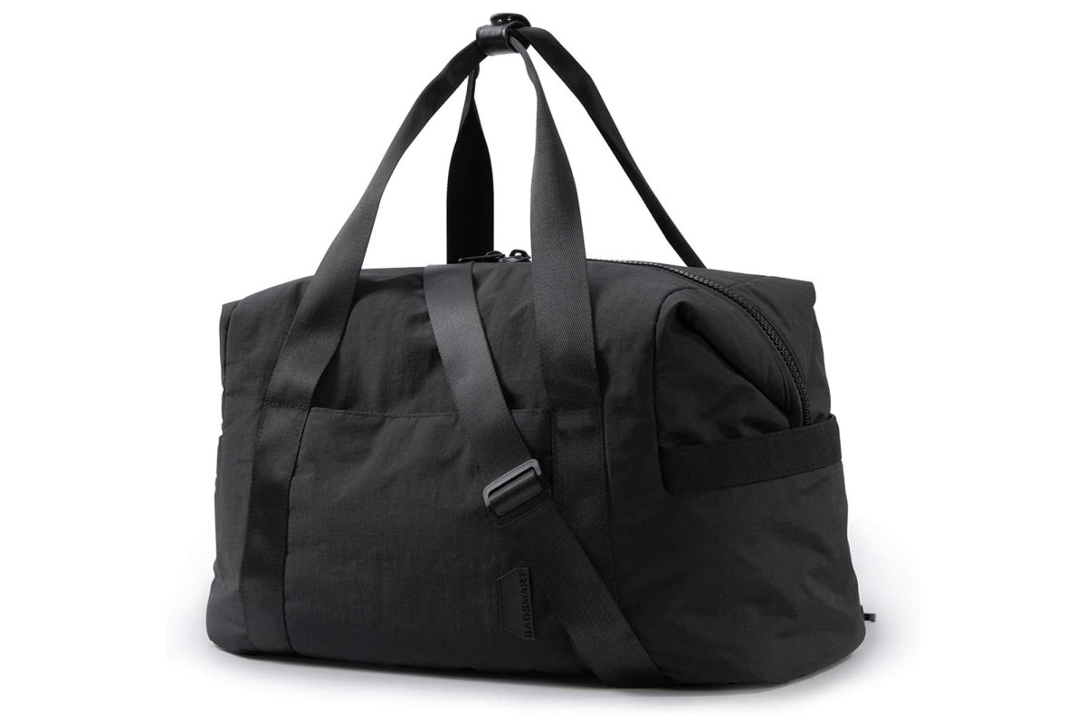 HYC00 Travel Duffel Bag,Sports Tote Gym Bag,Shoulder Weekender Overnight Bag for Women, Adult Unisex, Size: Large, Gray
