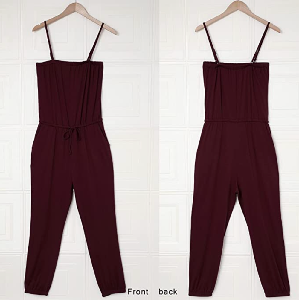 Fixmatti Strapless Jumpsuit Is the Perfect Effortless Summer Look | Us ...