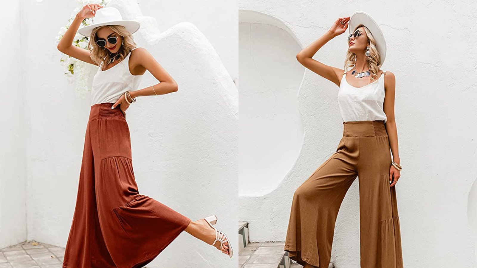 Tassel Loafers with Wide Leg Pants Outfits (4 ideas & outfits)