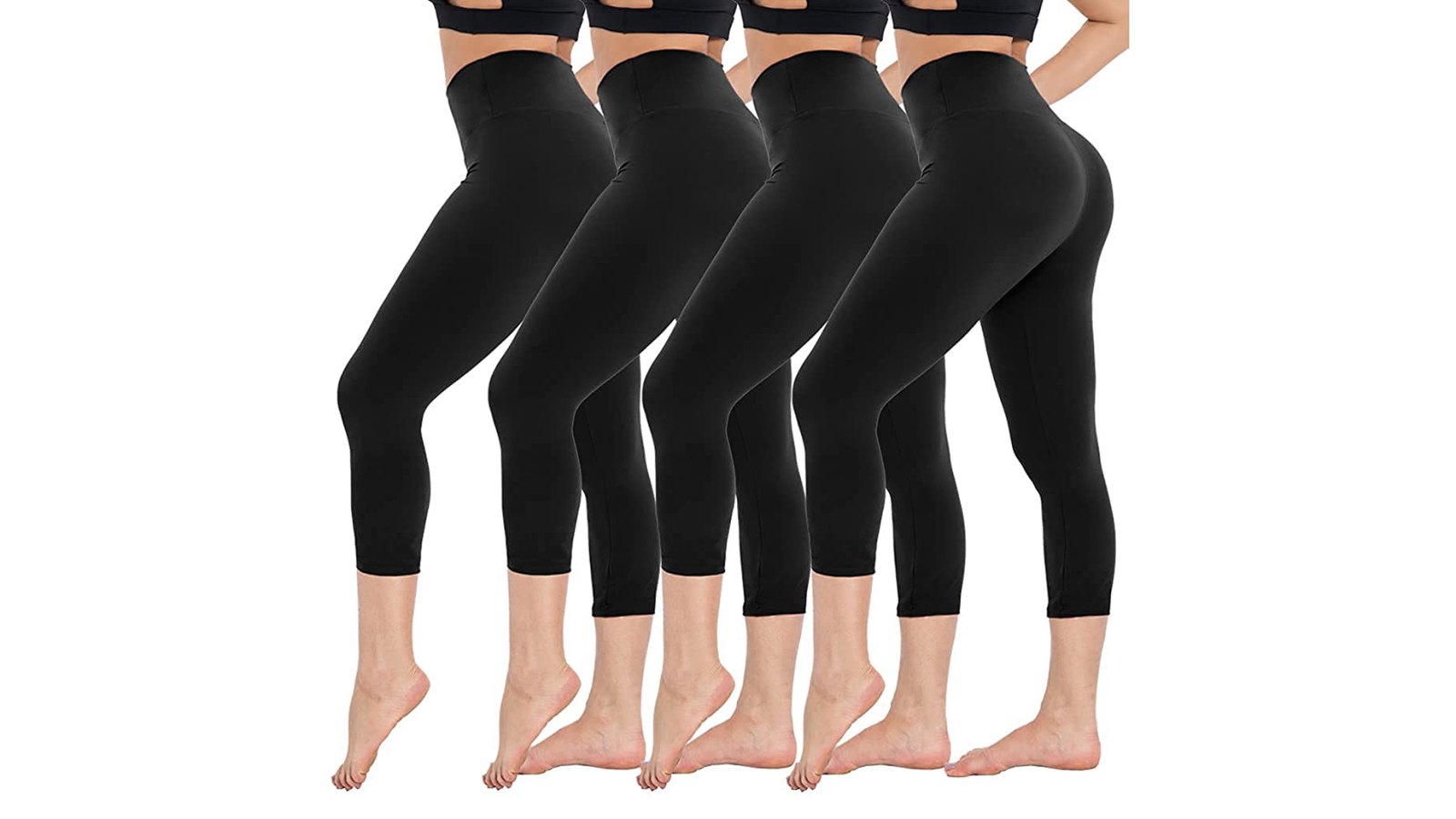 Pants & Jumpsuits, 4 Pack High Waisted Leggings Soft Tummy Control  Slimming Yoga Pants