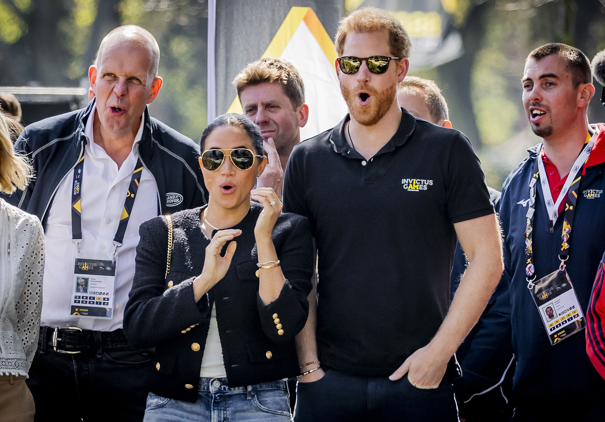 prince harry and meghan markle attend 2022 invictus games photos saturday 08