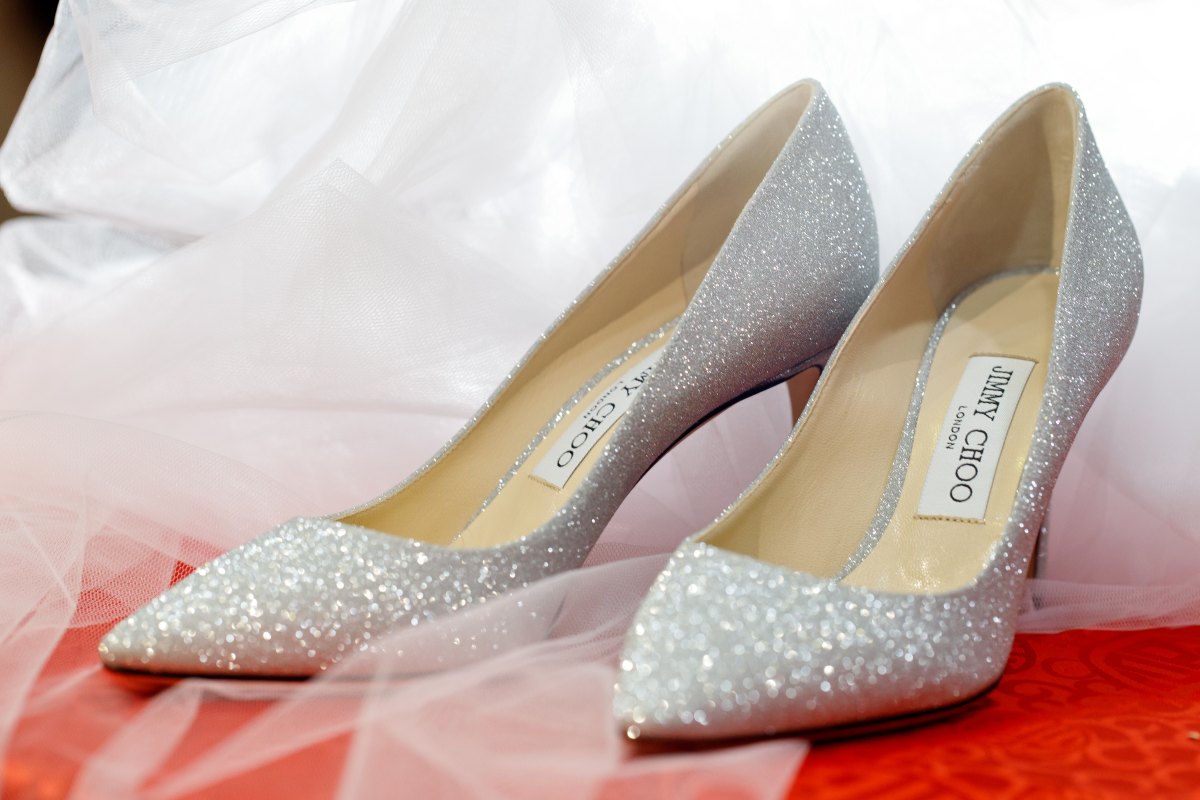 The most magical bridal shoe by Jimmy Choo