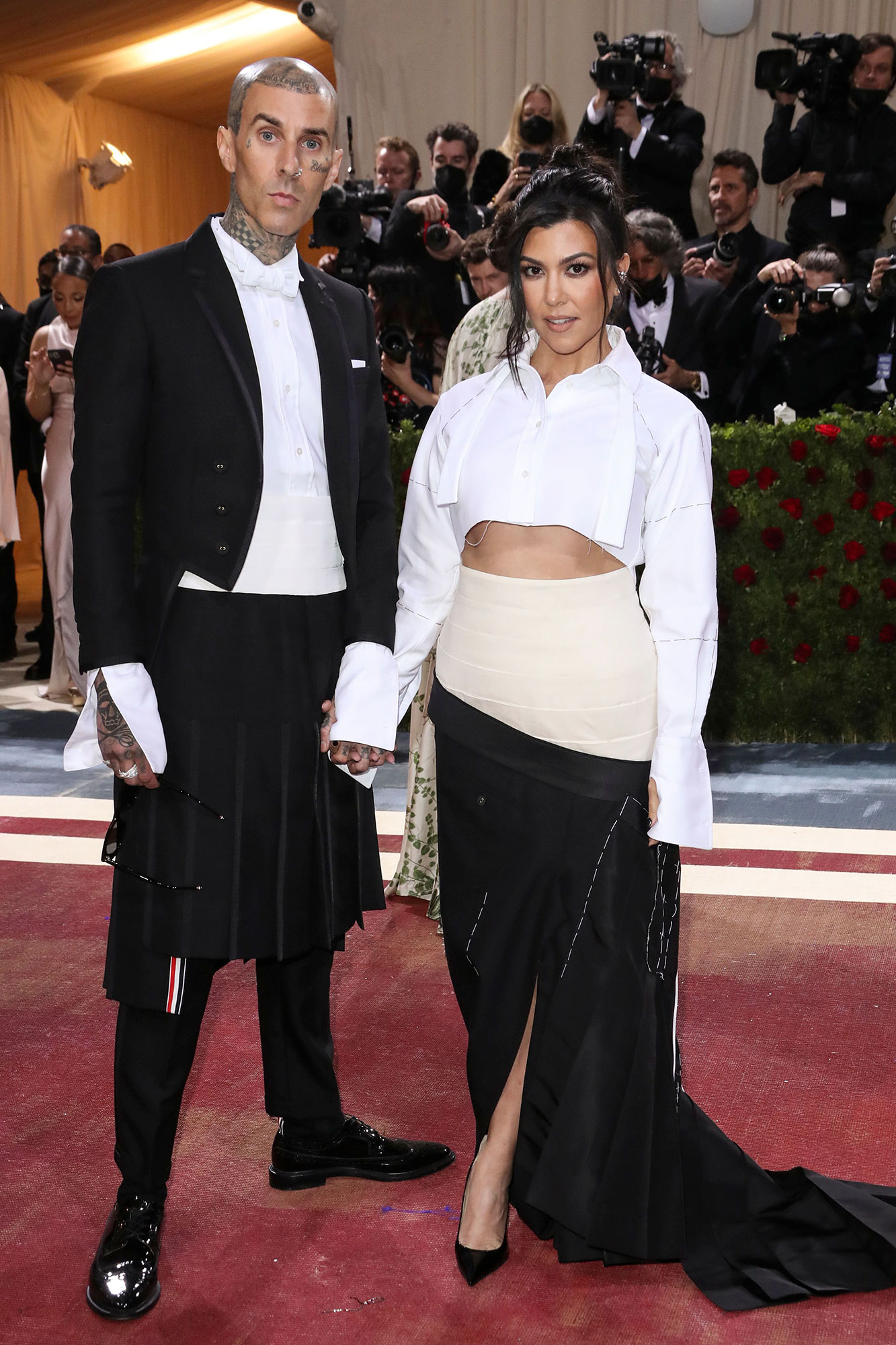 Met Gala 2022 Kourtney Kardashian Travis Barker S PDA Filled Night   Feature Kourtney Kardashian And Travis Barker Pack On The PDA At 2022 Met Gala 2022 After Skipping The Event 1 Year Prior 