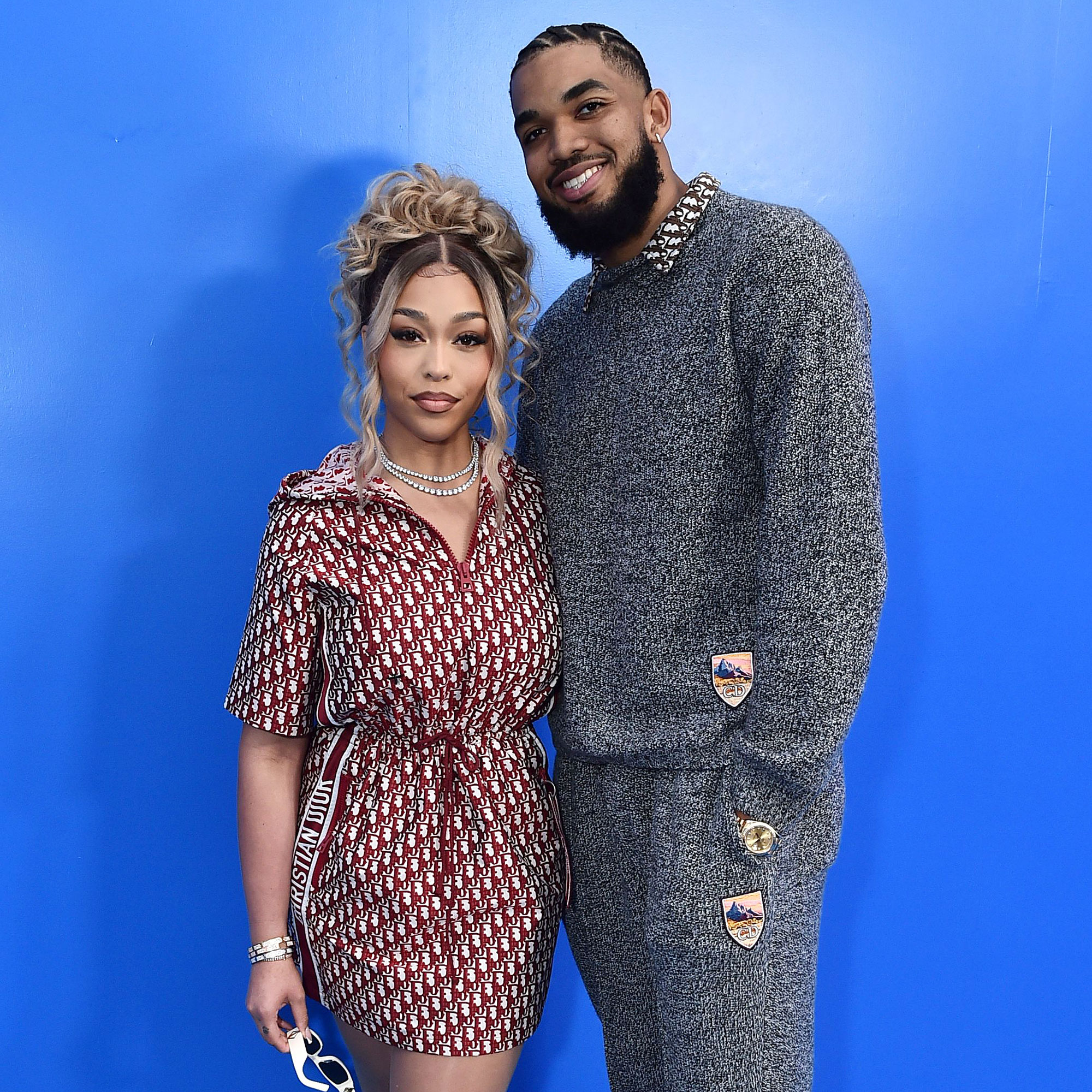 Jordyn Woods In High Slit Dress With Karl-Anthony Towns: Photos – Hollywood  Life