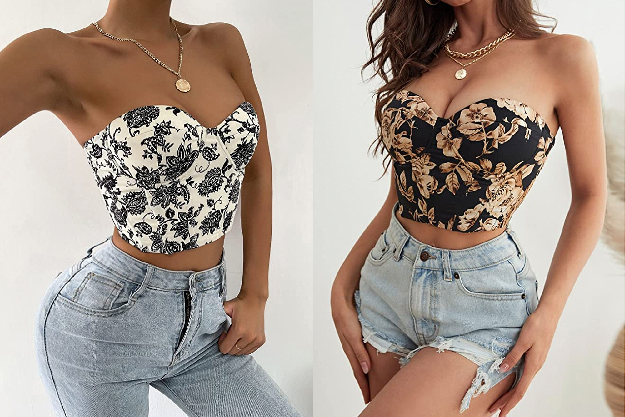 SOLY HUX Bustier Top Will Give You a Perfect Cinched-In Look