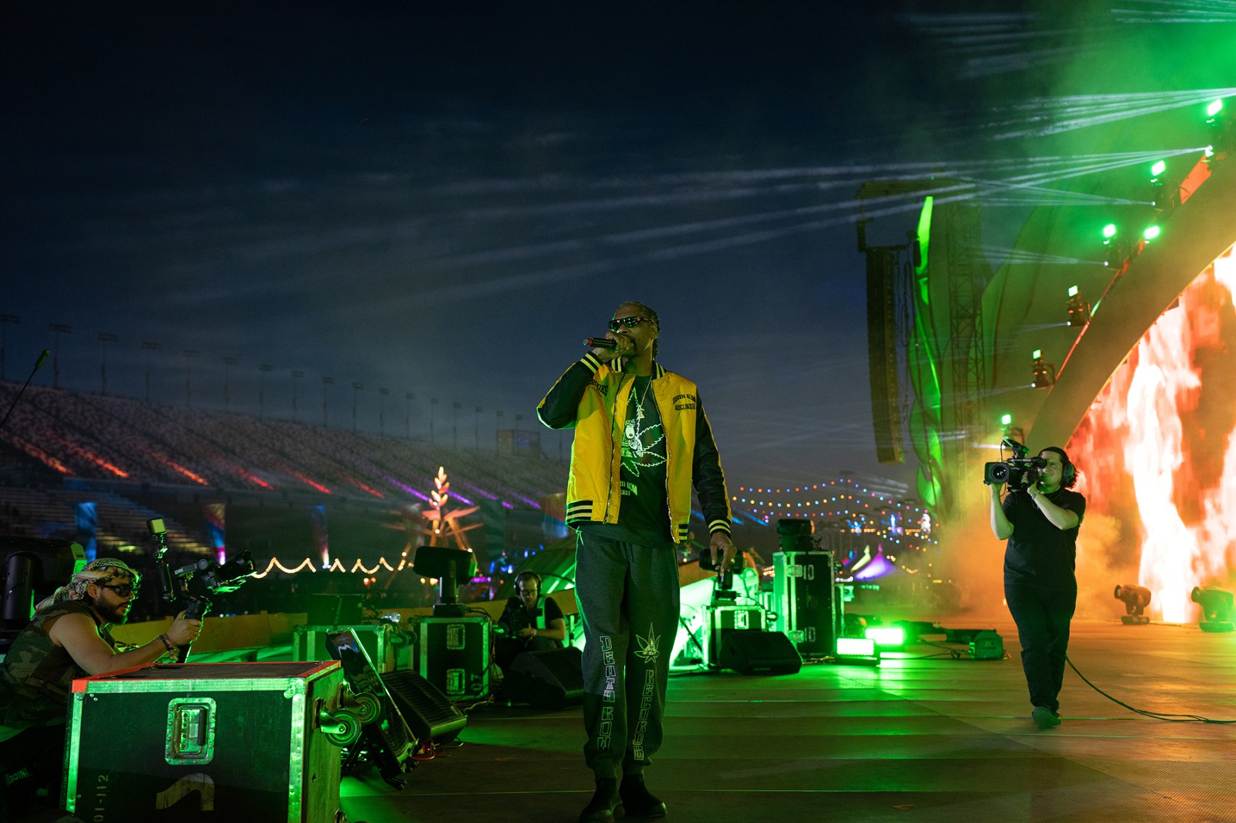 Snoop Dogg, Grimes Drop ZASH NFTs From Space at EDC Las Vegas