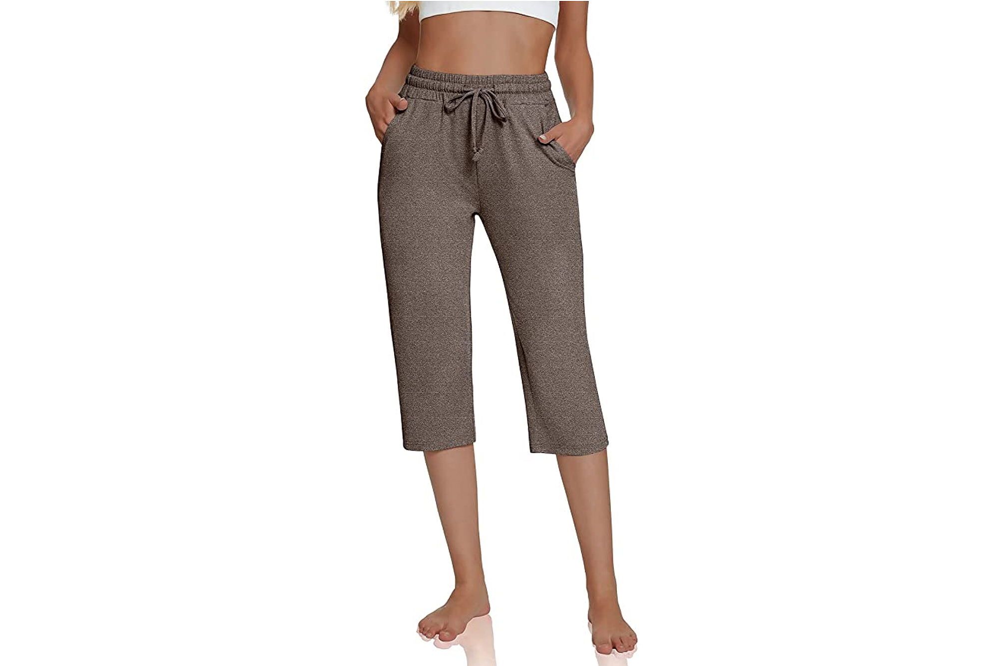 UEU Women's Casual Loose Wide Leg Cozy Pants Yoga Sweatpants Comfy High  Waisted