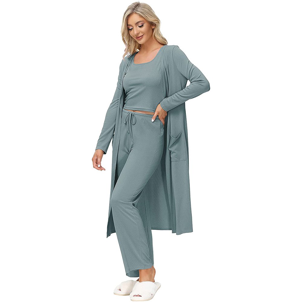 Grace Weekly Chic | Lounge So Karin Set Oh 3-Piece Us Is Soft Stretchy, and