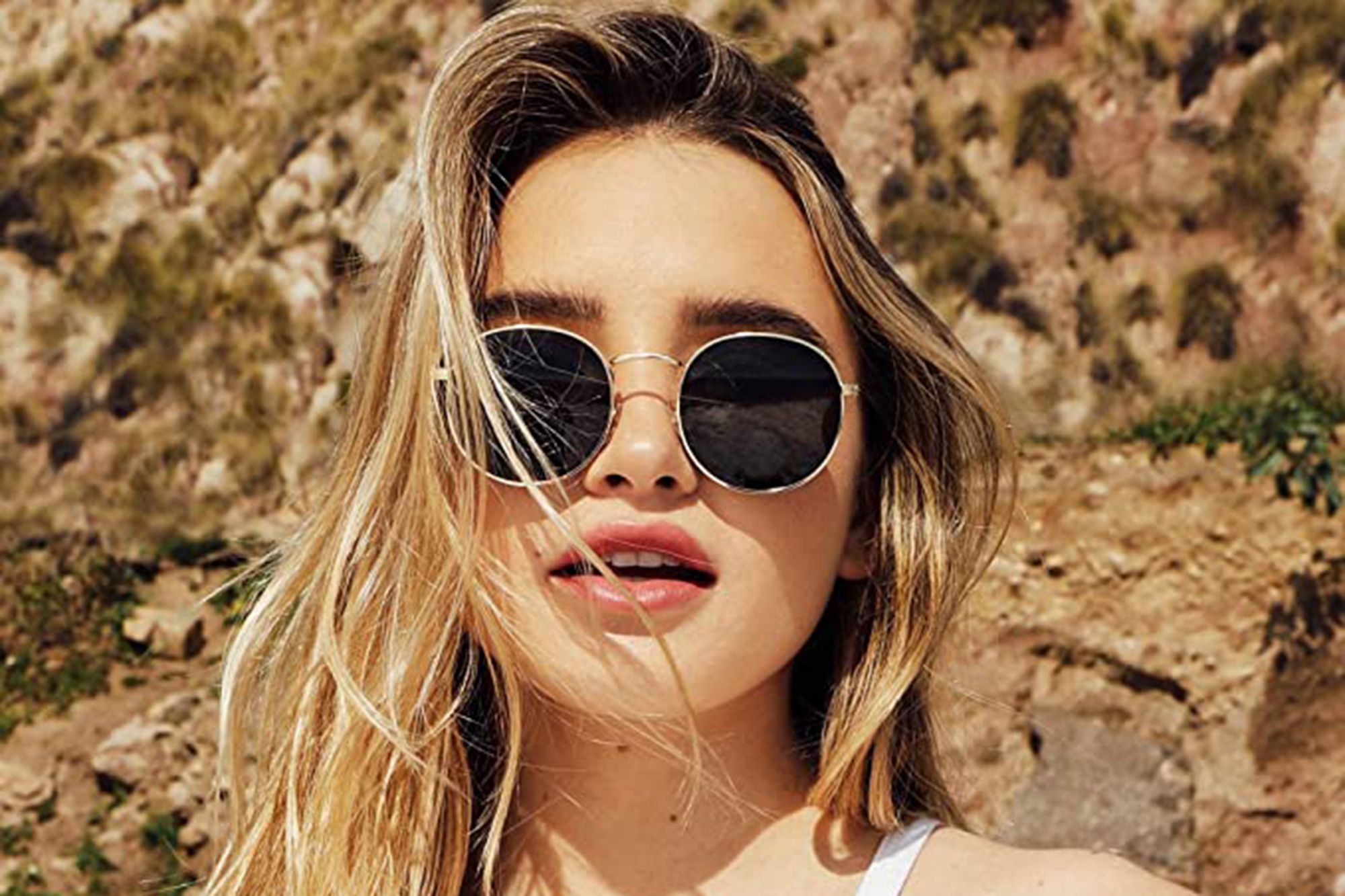 Women's Fashion Round Frame Sunglasses