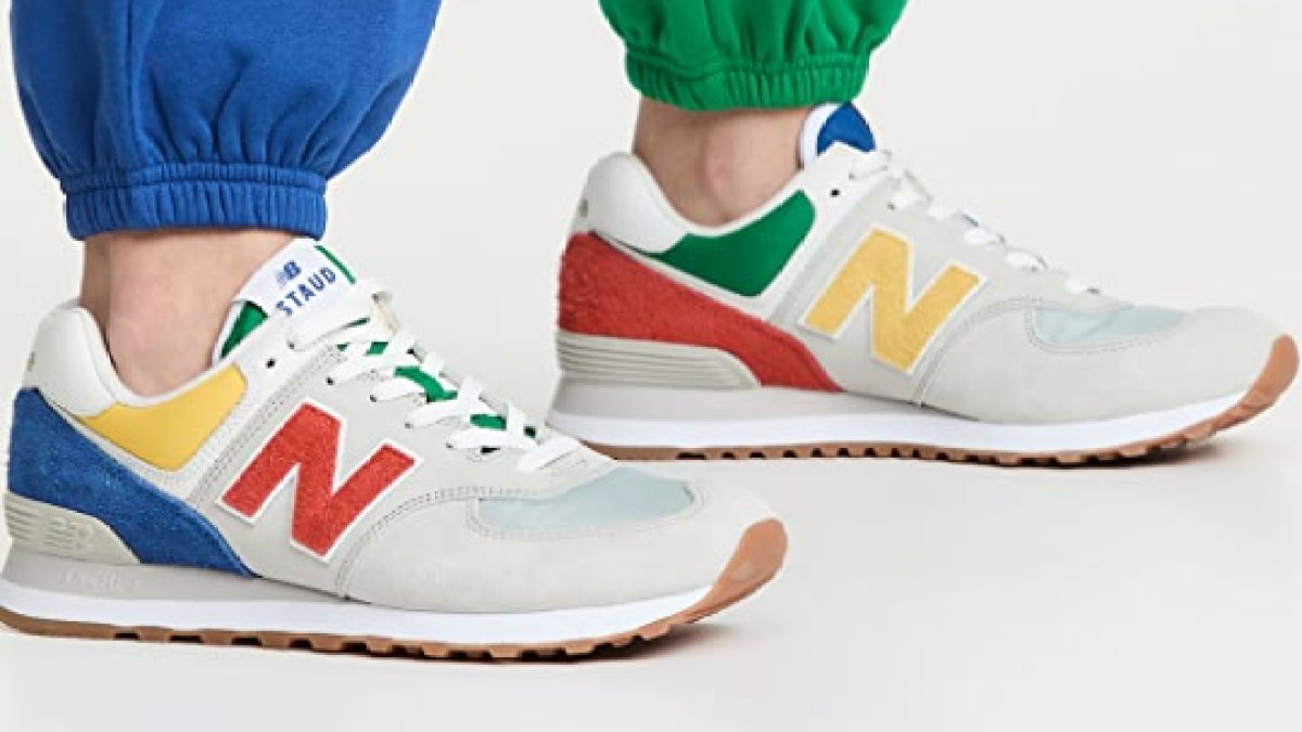 New Balance sneakers in mesh leather and suede