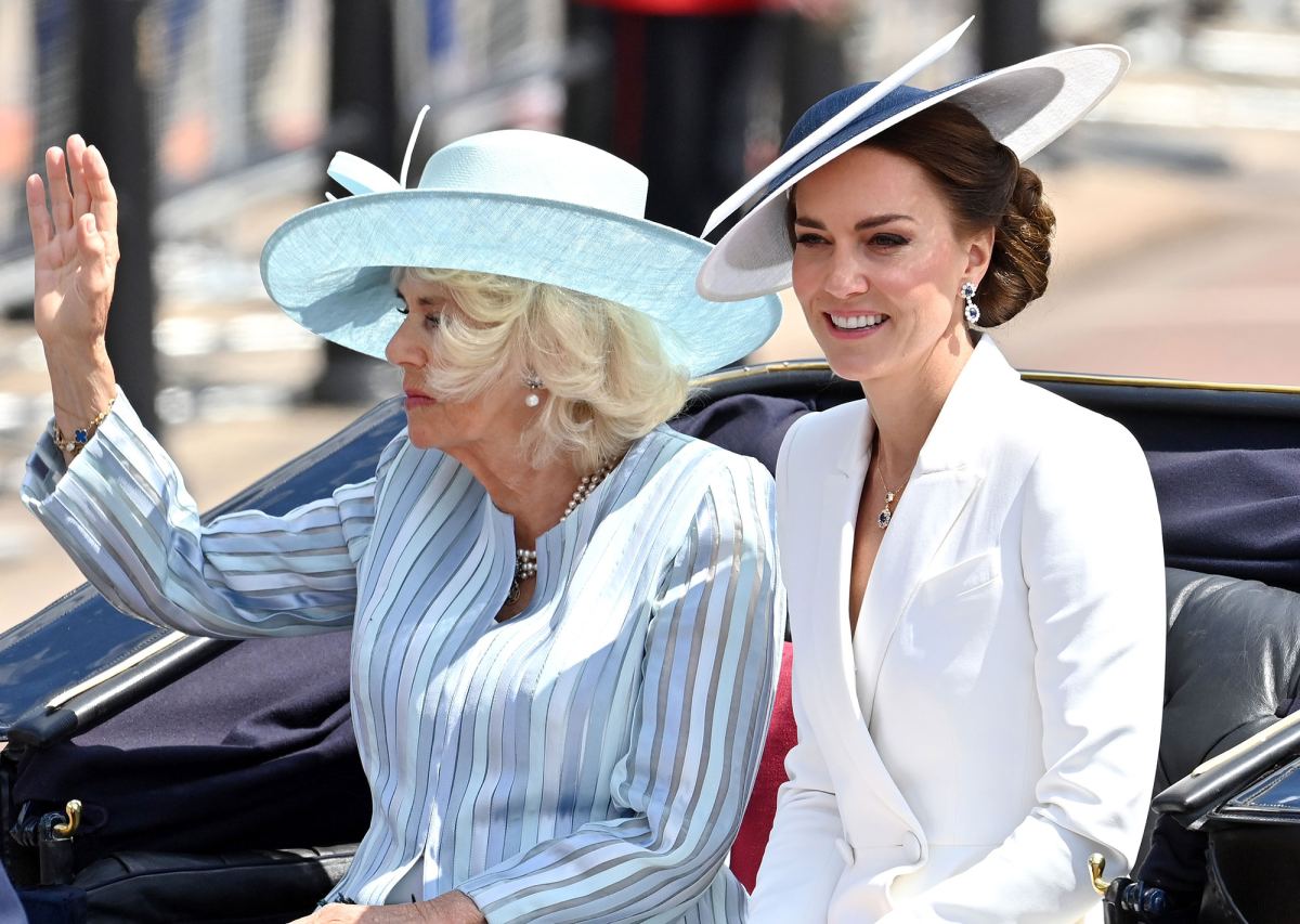 Duchess Kate Wears Princess Diana's Earrings at Trooping the Colour ...