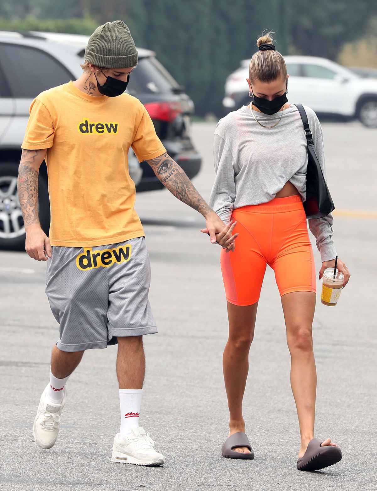 Hailey Bieber Wore Justin's Shorts and We're All Kinds of Jealous