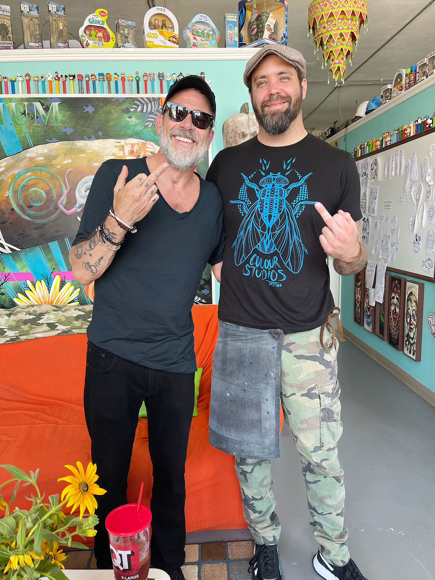 Jensen Ackles And Jeffrey Dean Morgan Get More Matching Tattoos Us Weekly 6556