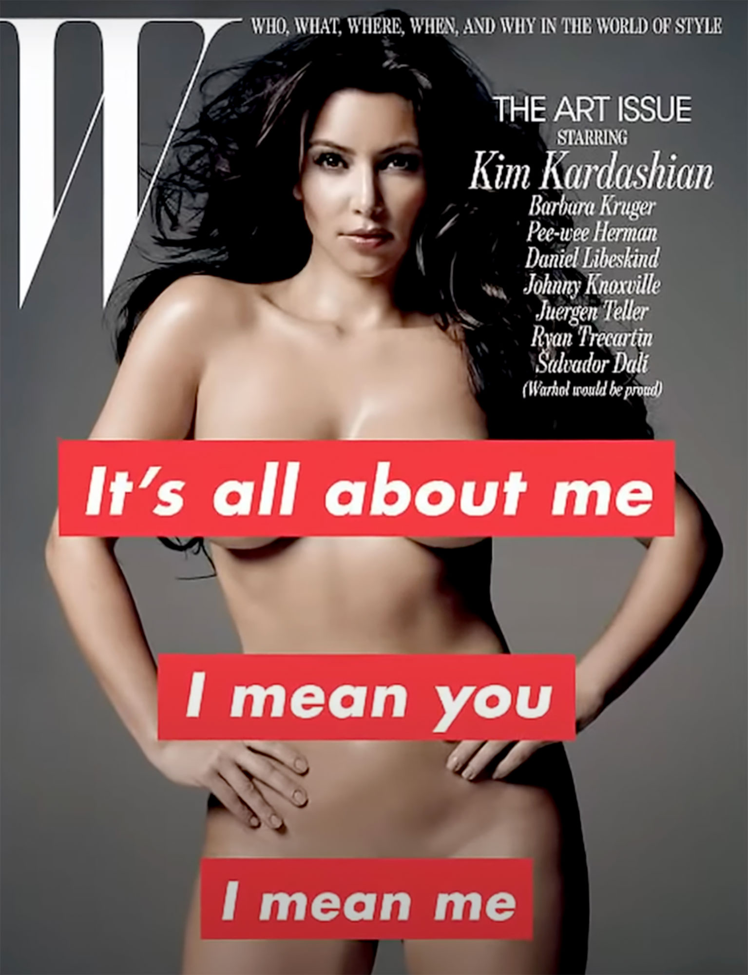 Kim Kardashian Porn Star - Kim Kardashian Throws Back to That Nude W Mag Shoot She Cried Over