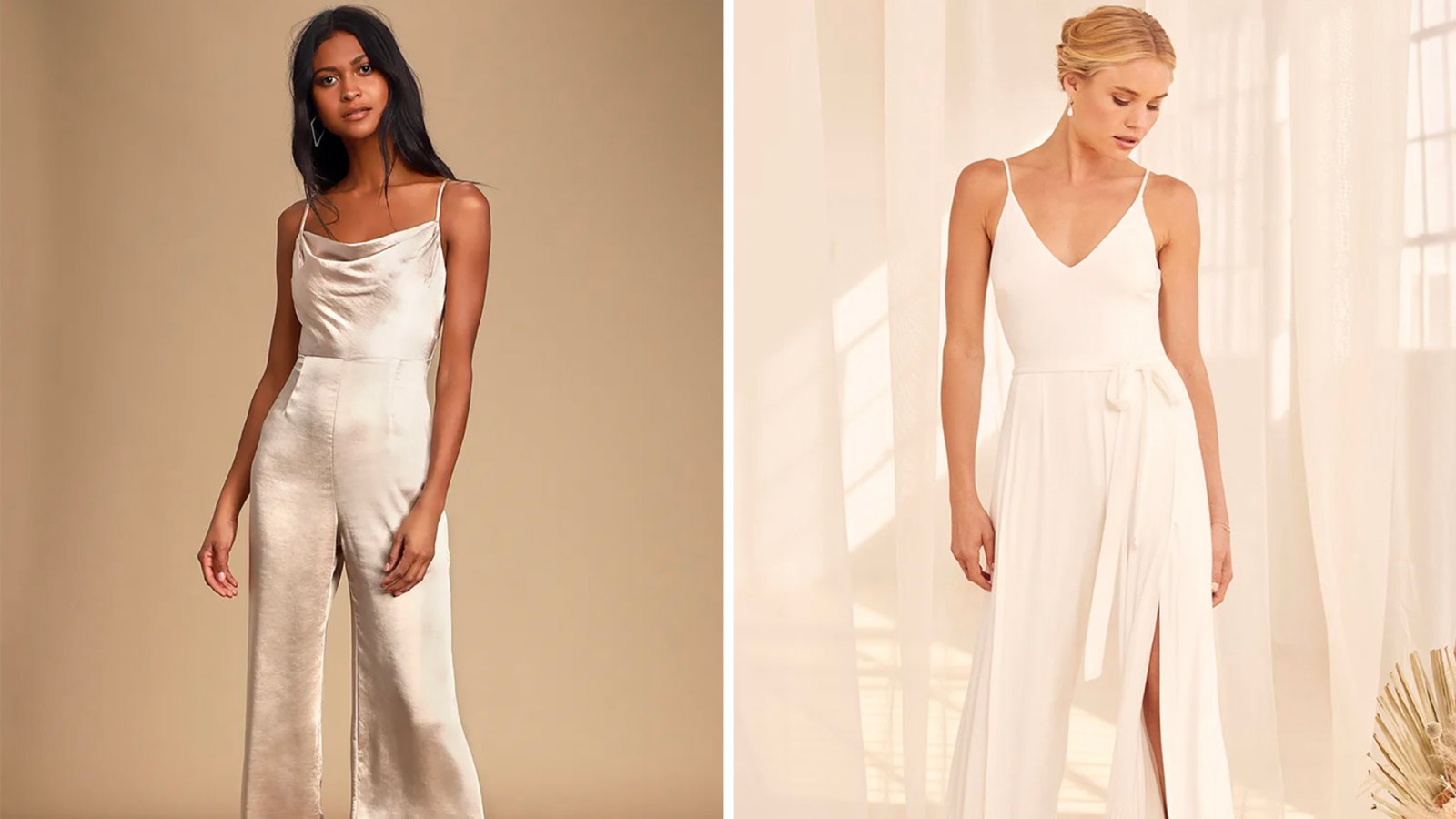 Elegant White Lace Jumpsuit Kylie Jenner Wedding Dress With