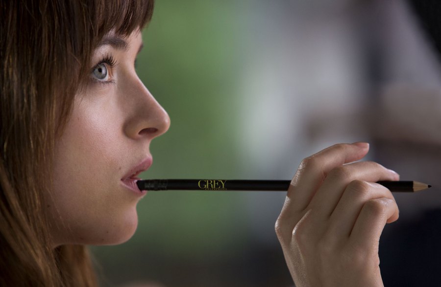 50 Shades of Grey Movie: The Sexiest Stills and Photos of the Cast pencil