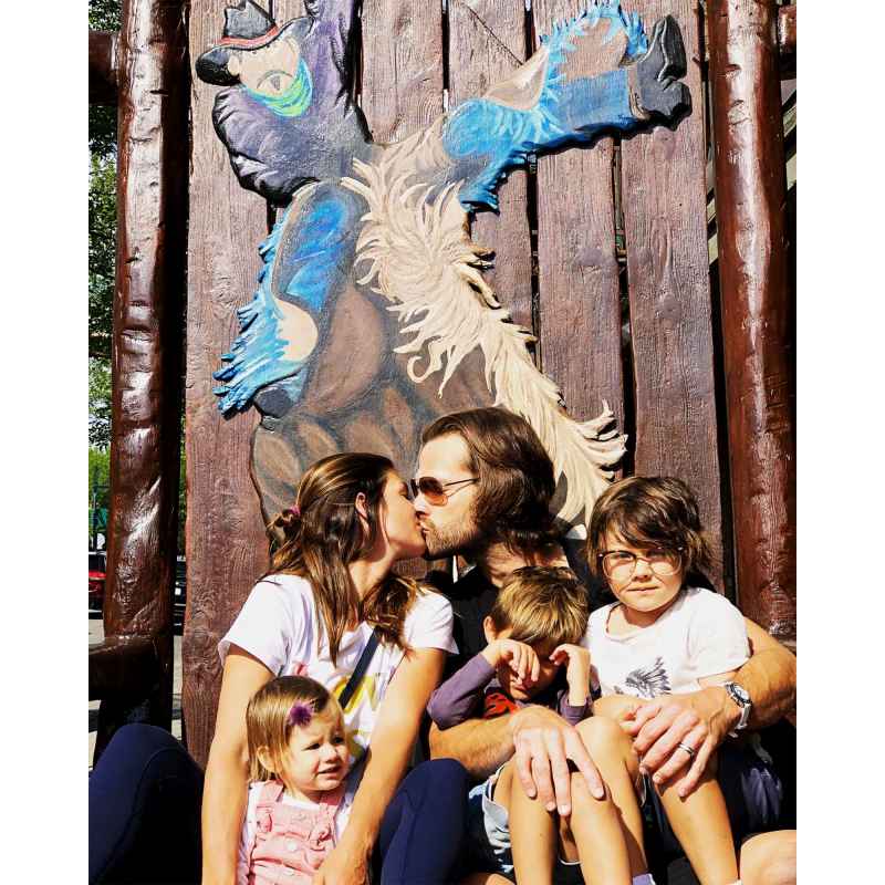 Fête de 5 !  Jared Padalecki, album de famille de Geneviève Cortese avec 3 enfants