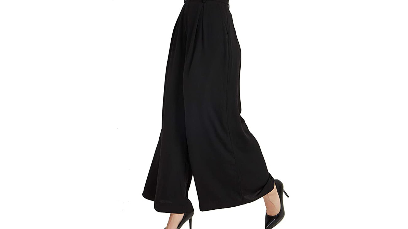 Tronjori Women High Waist Casual Wide Leg Long Palazzo Pants Trousers  Regular Size : : Clothing, Shoes & Accessories