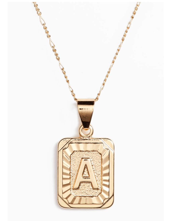 Bracha Initial Pendant Necklace