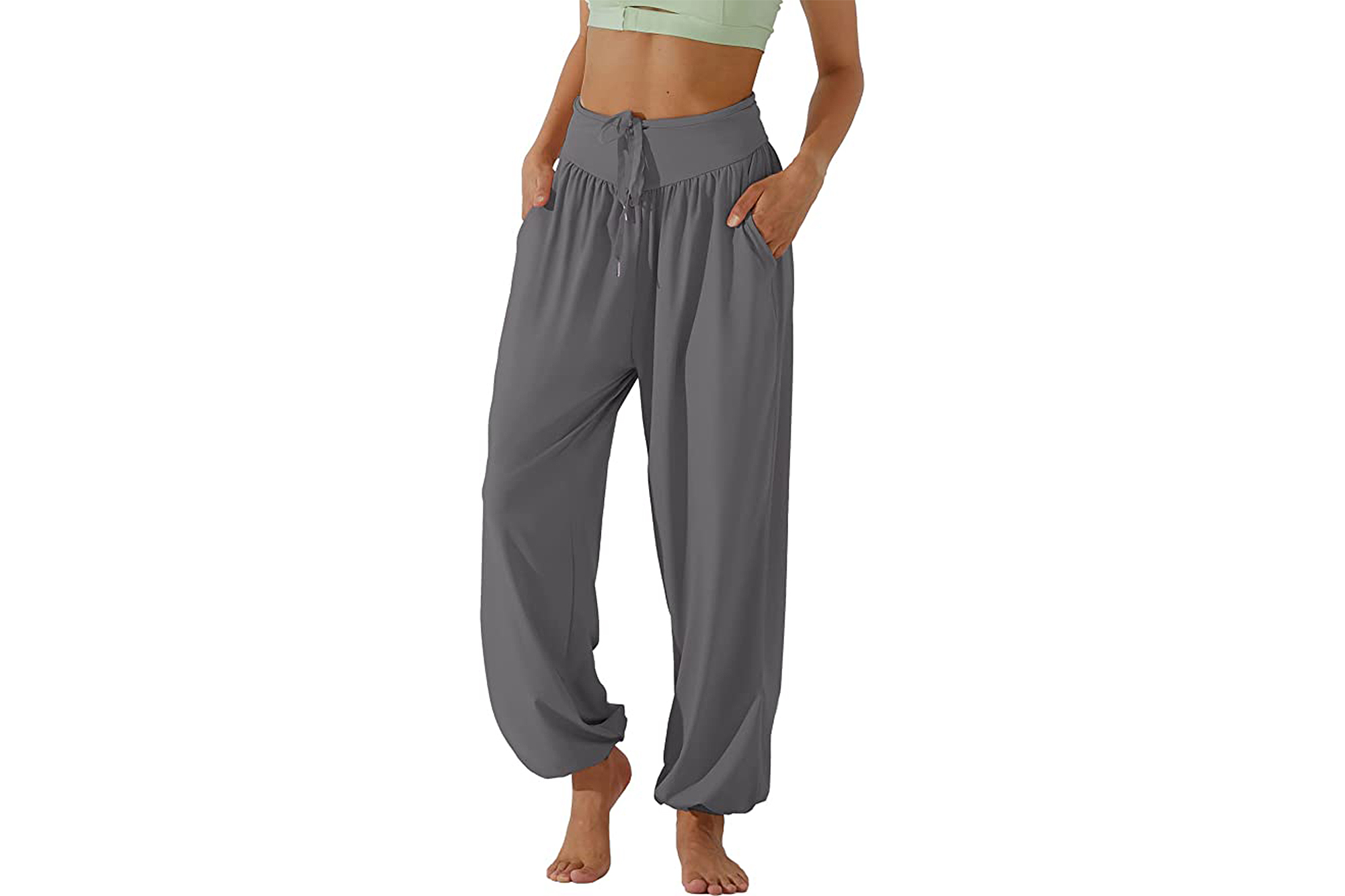 Women Casual Summer Loose Yoga Trousers Baggy Boho Aladdin Jumpsuit Harem Pants  Yoga Pants Red One Size - Walmart.com