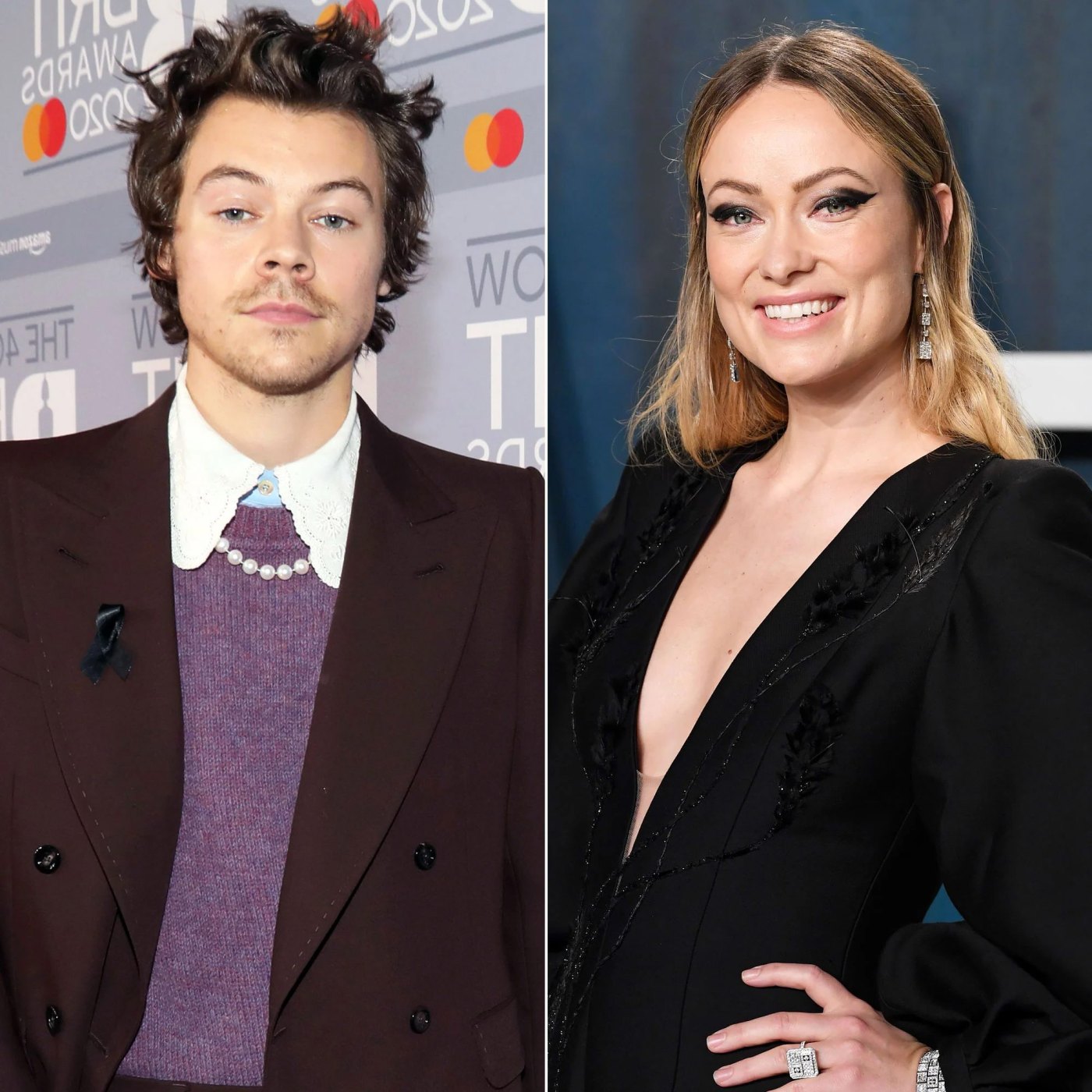 Olivia Wilde Harry Styles Sit Far Apart At ‘dont Worry Darling Qanda Us Weekly