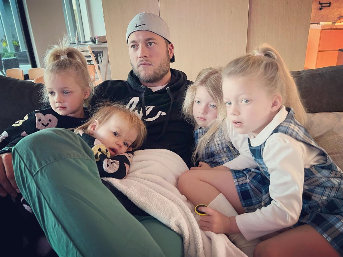 Matthew Stafford's Four Daughters Pose for First Day of School Photos