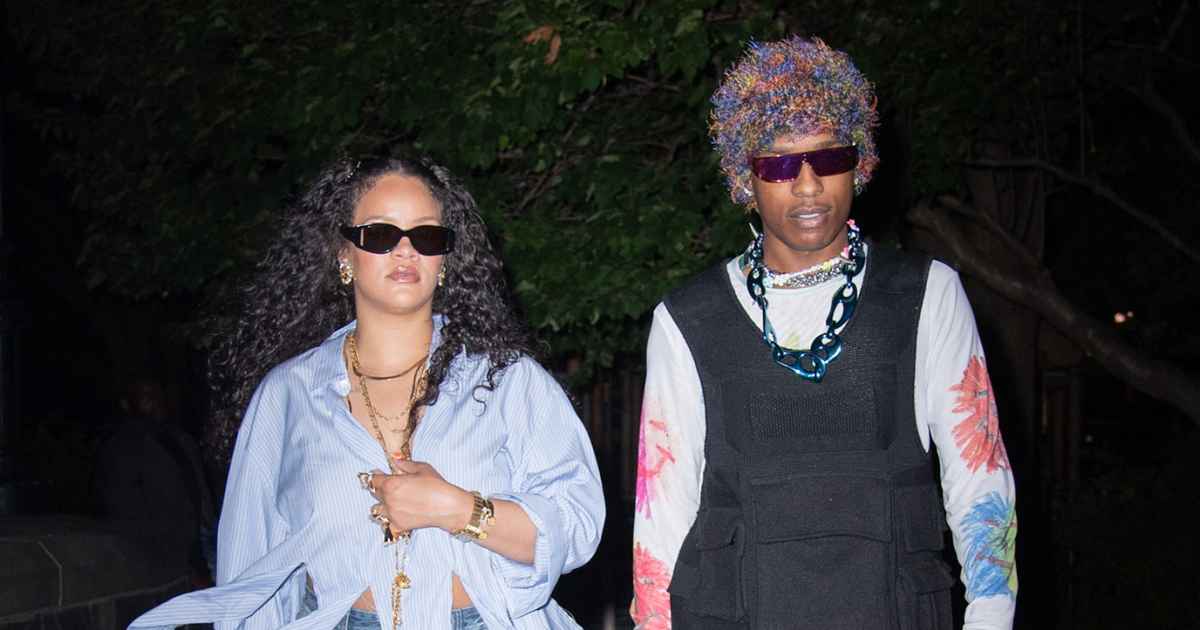 Rihanna and A$AP Rocky Take Early Morning Stroll Through N.Y.C.