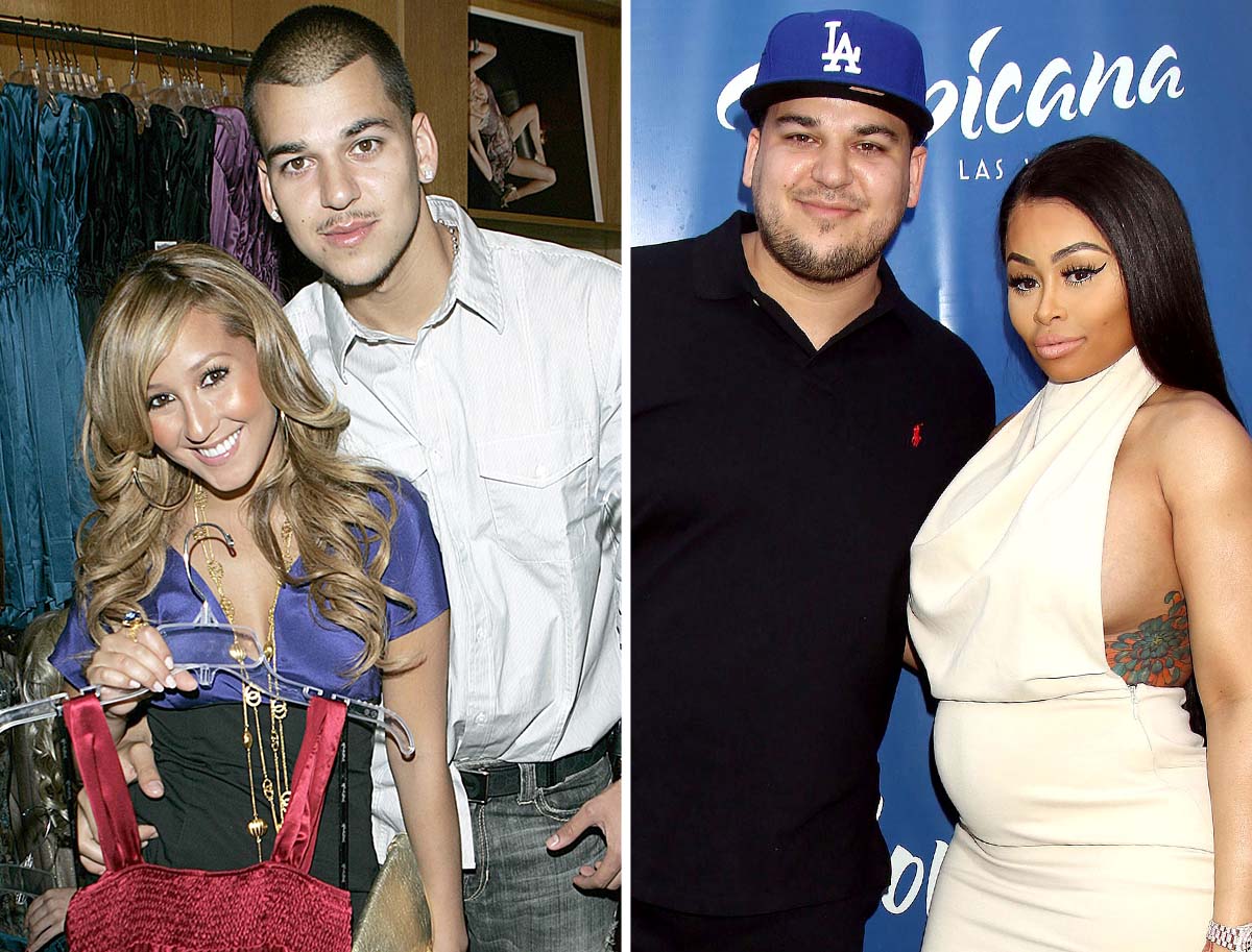 Old And Young Scandal - Rob Kardashian's Girlfriends Through the Years | Us Weekly