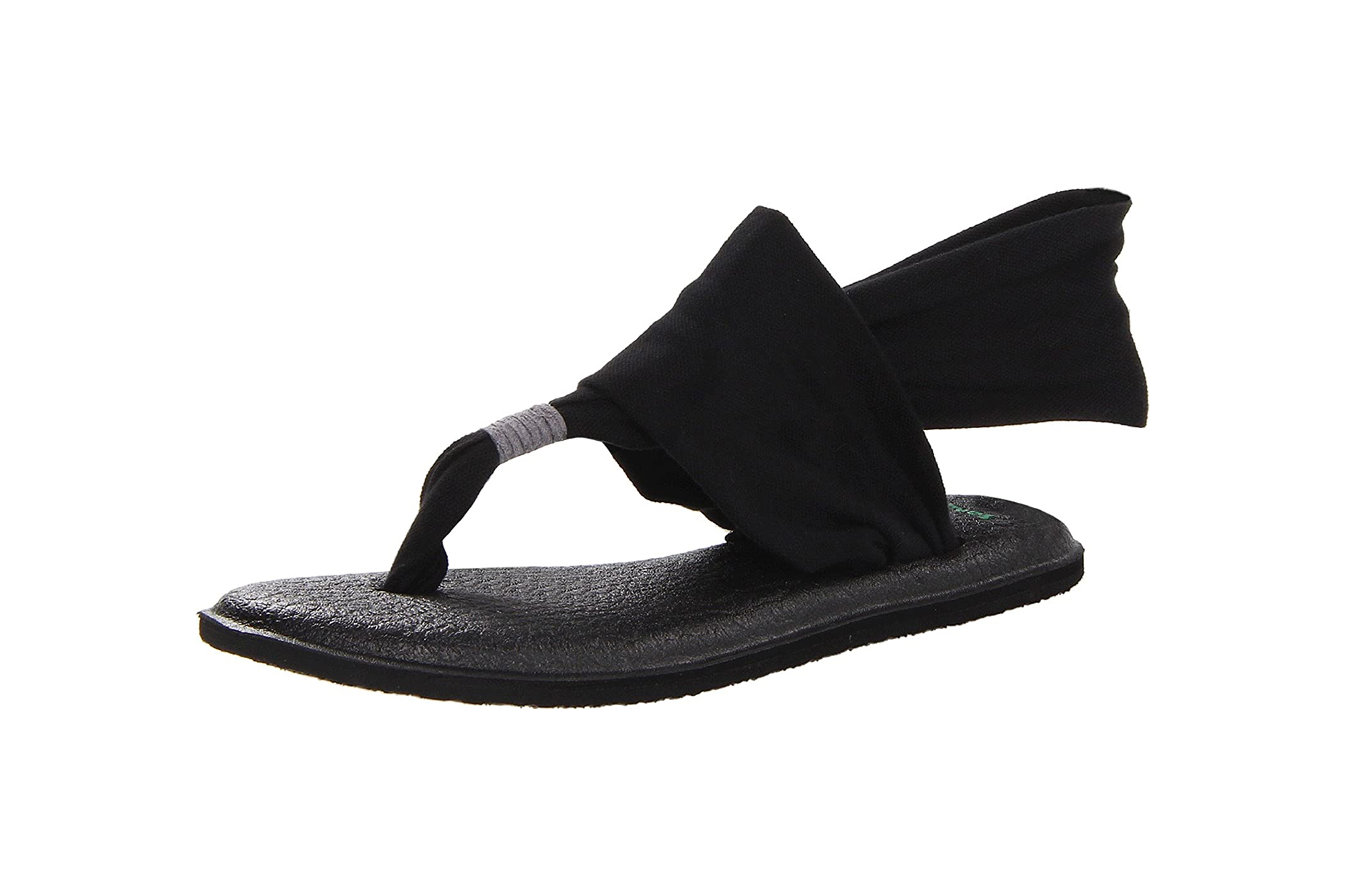 Buy Sanuk Women's Yoga Sling Sandal, Black, 8 M US at