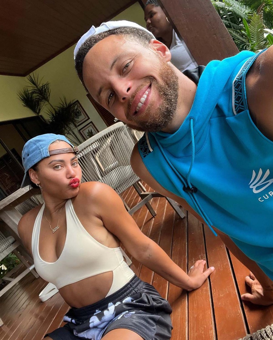 Steph Ayesha Curry Soak Up Sun Vacation Pics