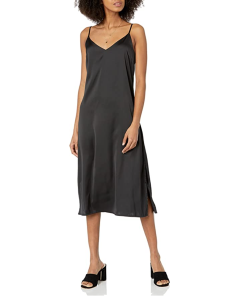 The Drop Women's Ana Silky V-Neck Midi Slip Dress