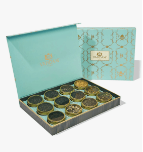 Vahdam Teas Classic Bloom Set of 12 Loose Leaf Teas