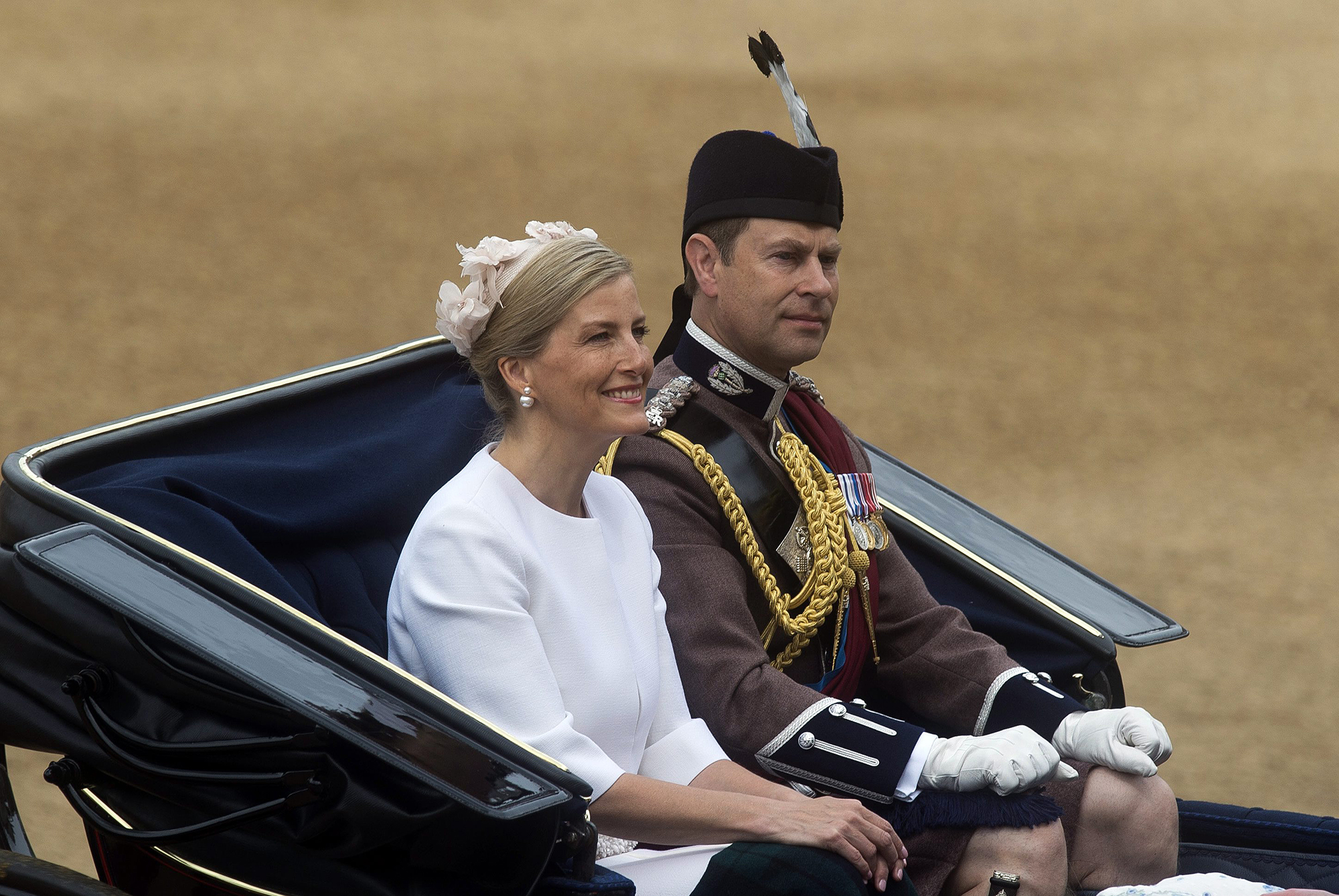 Prince Edward and Duchess Sophie Join Royals for Easter Sunday Service