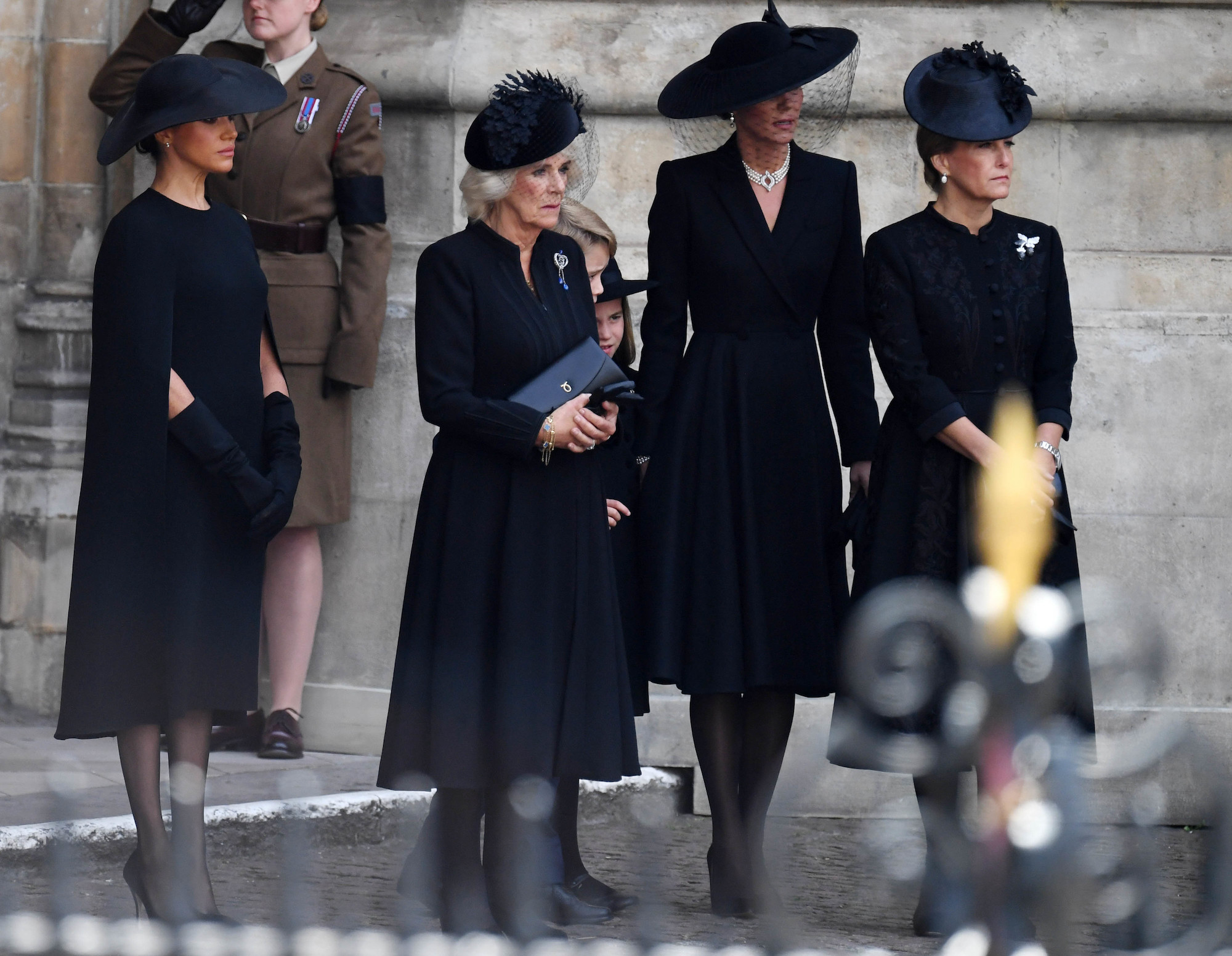 Why Meghan Markle Didn't Stand Close to Kate at Queen's Funeral
