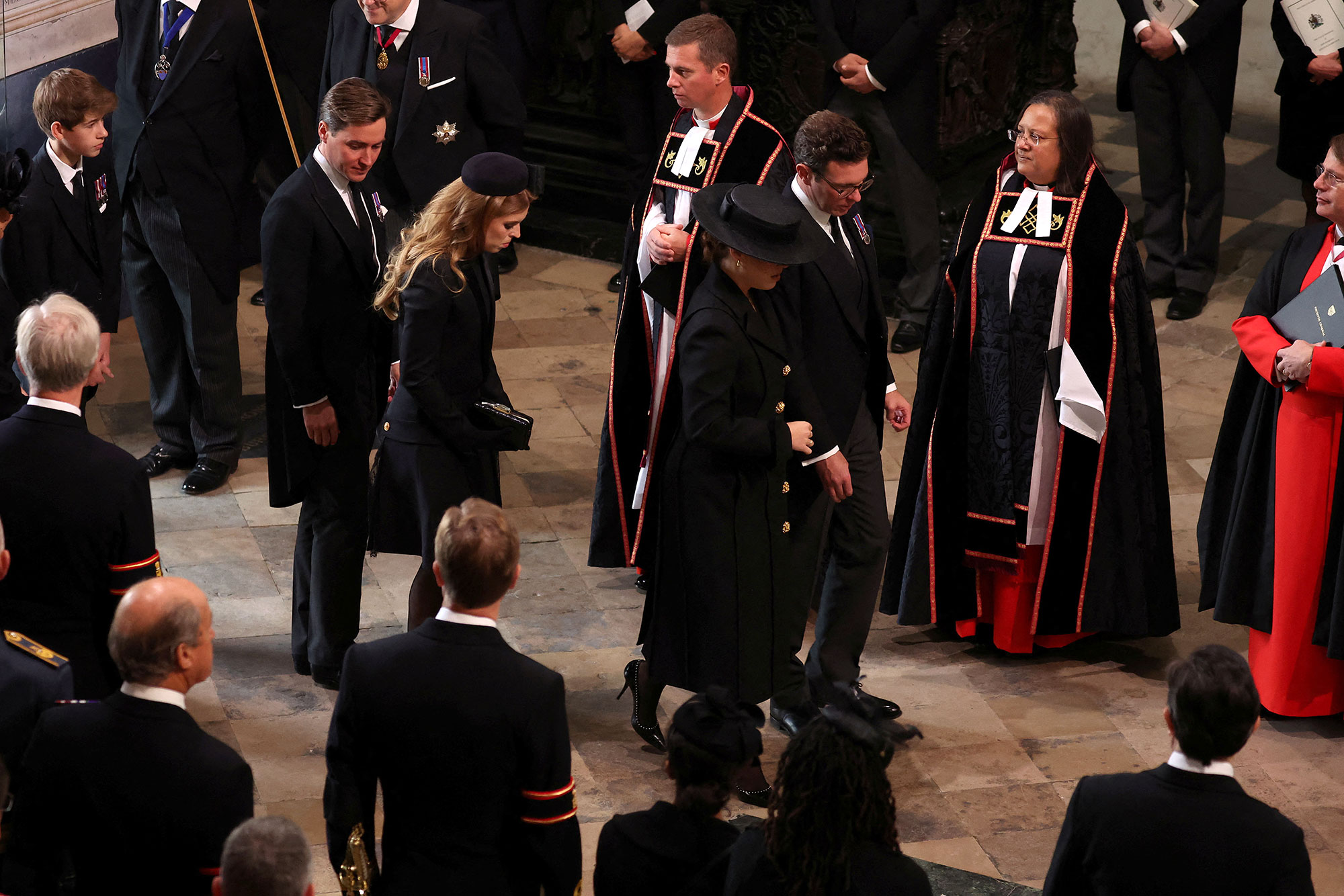 Princess Eugenie Jack Brooksbank Attend the Queen s Funeral Us