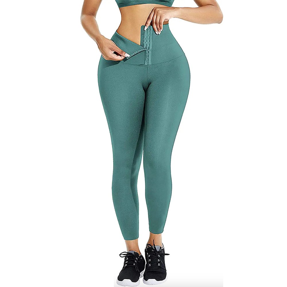 MOOSLOVER Women Corset High Waisted Leggings with Pockets Tummy Control  Body