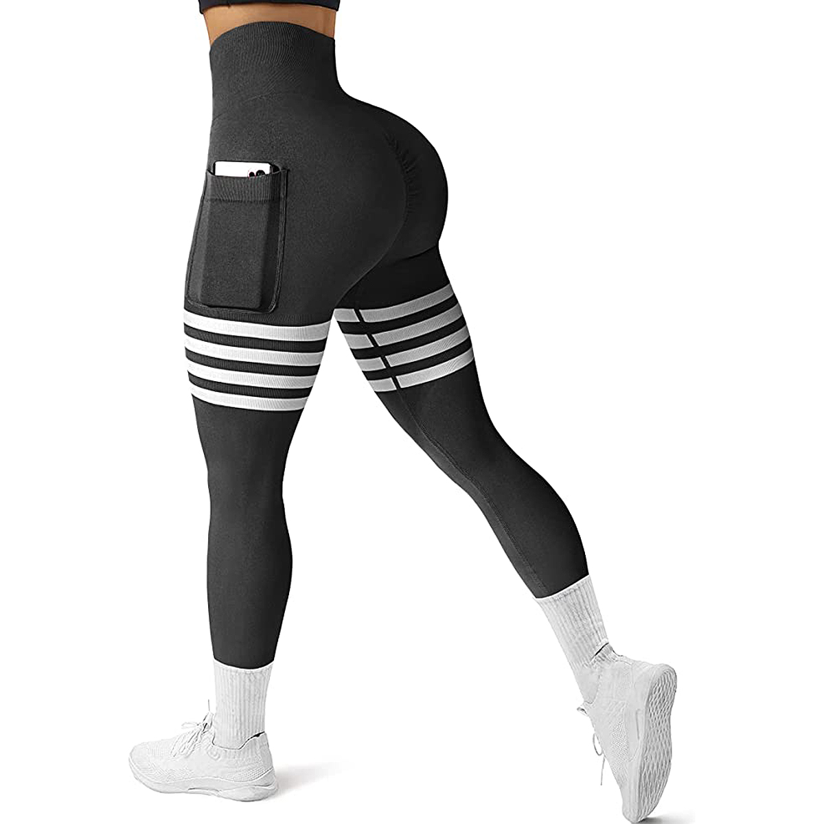 Buy Women Hight Waisted Workout Butt Lift Leggings Anti Cellulite Yoga  Pants Tights, Black, 3X-Large at Amazon.in