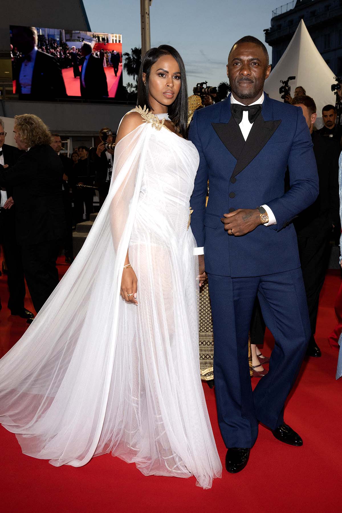 Idris Elba y su esposa Sabrina son objetivos de pareja en los premios Emmy 2024