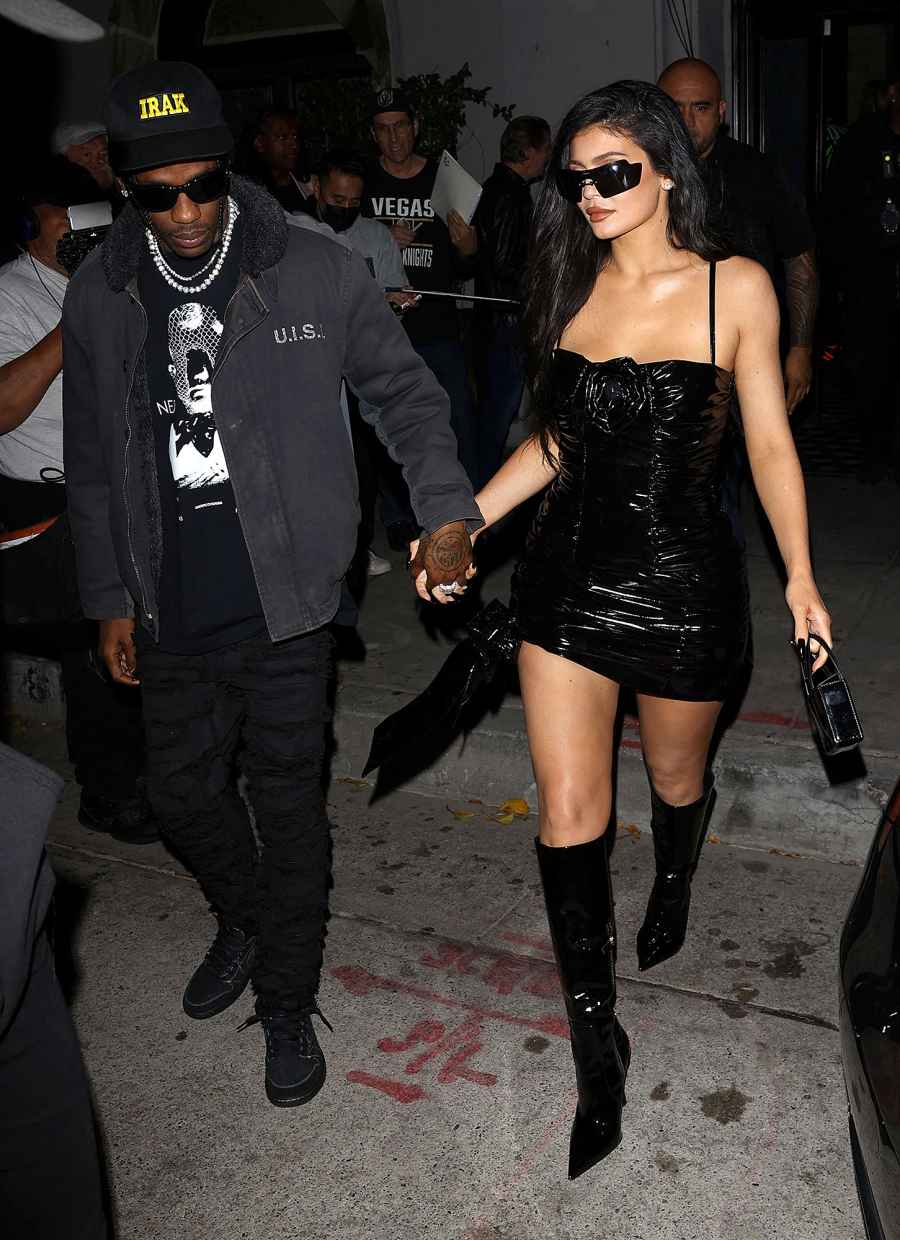 Kylie Jenner and Travis Scott Date Night at Craigs 6